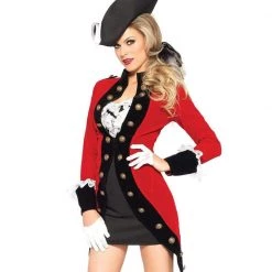 Leg Avenue Rebel Red Coat