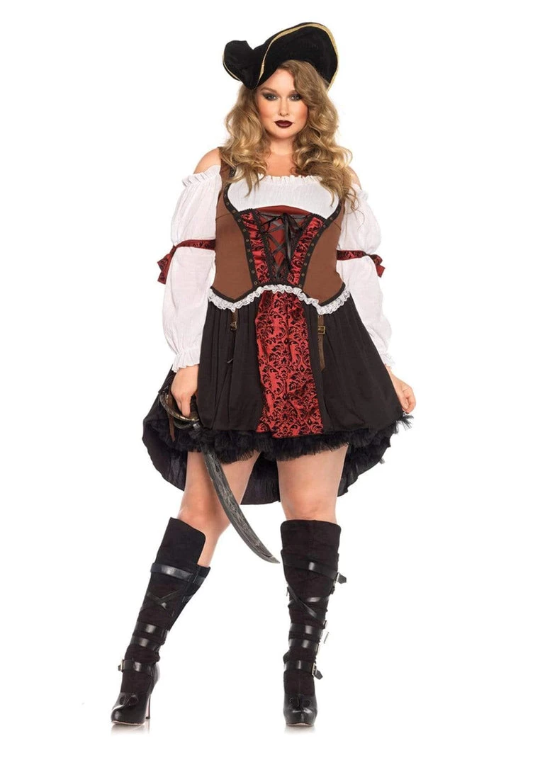 Leg Avenue Plus Ruthless Wench Pirate Costume 4 Leg Avenue Plus Ruthless Wench Pirate Costume