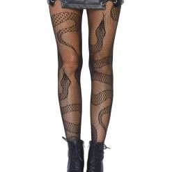Leg Avenue Snake Net Tights Hosiery