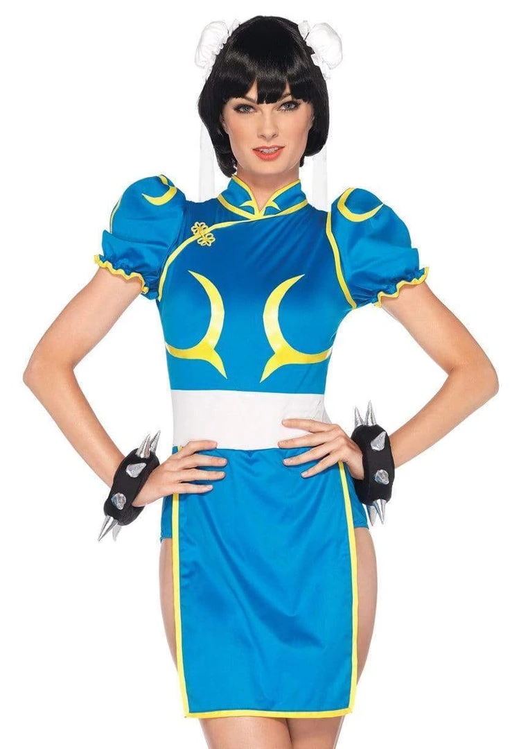 Leg Avenue Street Fighter Chun-Li Costume 3 Leg Avenue Street Fighter Chun-Li Costume