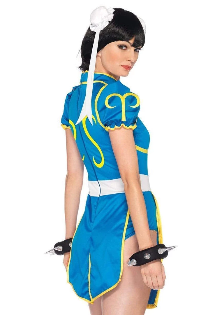 Leg Avenue Street Fighter Chun-Li Costume 4 Leg Avenue Street Fighter Chun-Li Costume