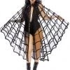 Leg Avenue Velvet Web Cape