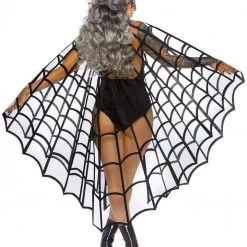 Leg Avenue Velvet Web Cape