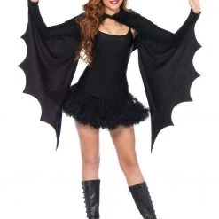 Leg Avenue Halloween Cozy Bat Wing Shrug And Ear Set