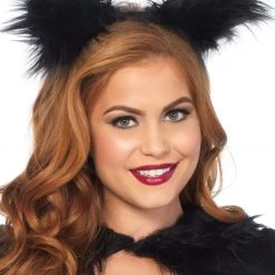 Leg Avenue Halloween Cozy Bat Wing Shrug And Ear Set