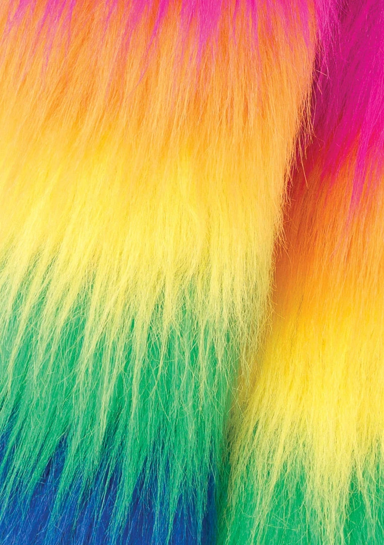 Leg Avenue Rainbow Furry Leg Warmers 4 Leg Avenue Rainbow Furry Leg Warmers
