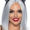 Leg Avenue Glitter Silver Cat Ears