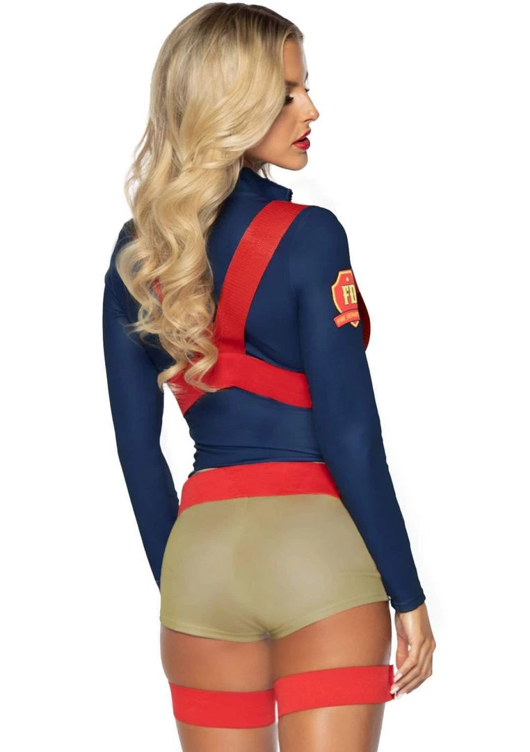 Leg Avenue Firefighter Hottie Costume 5 Leg Avenue Firefighter Hottie Costume