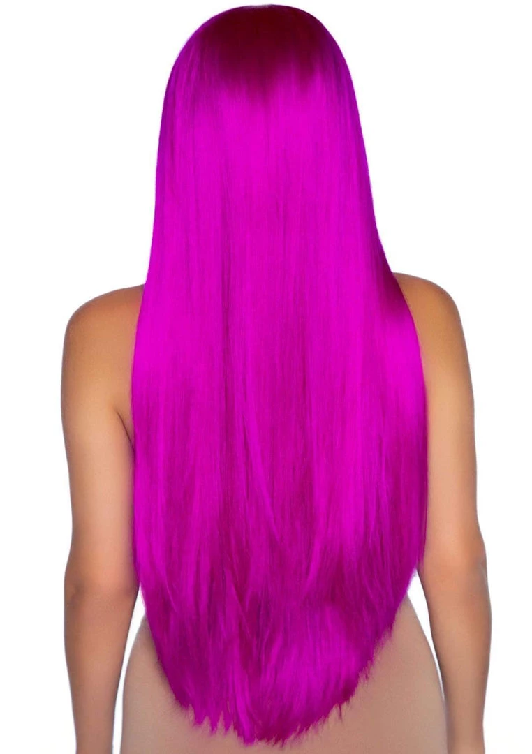 Leg Avenue Wigs Long Straight Raspberry Deluxe Wig 4 Leg Avenue Wigs Long Straight Raspberry Deluxe Wig