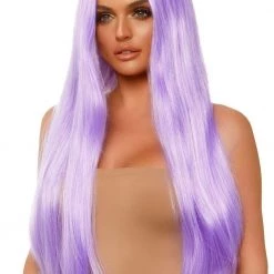Leg Avenue Long Straight Lavender Deluxe Wig Wigs