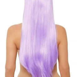 Leg Avenue Long Straight Lavender Deluxe Wig Wigs