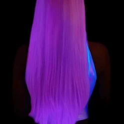 Leg Avenue Long Straight Lavender Deluxe Wig Wigs