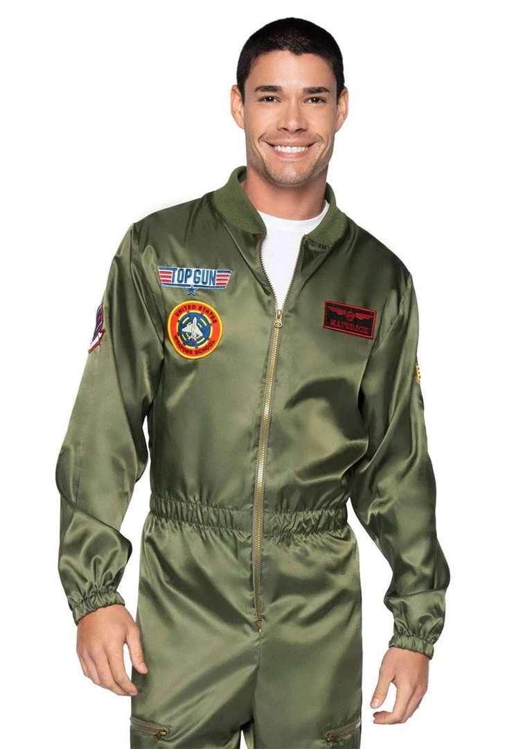 Leg Avenue Adults Men's Top Gun Parachute Flight Suit 3 Leg Avenue Adults Men's Top Gun Parachute Flight Suit
