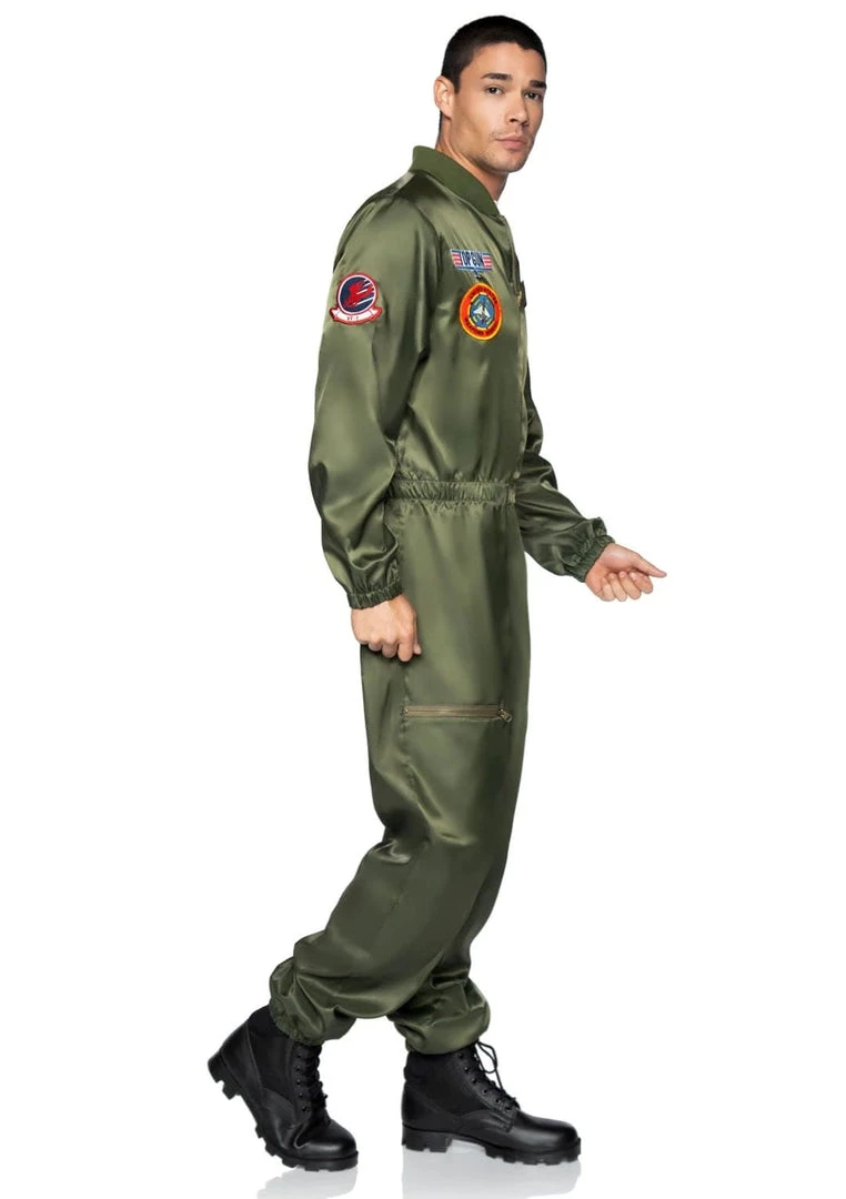 Leg Avenue Adults Men's Top Gun Parachute Flight Suit 4 Leg Avenue Adults Men's Top Gun Parachute Flight Suit