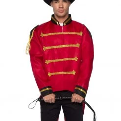 Leg Avenue Adults Red Military Jacket With Tails