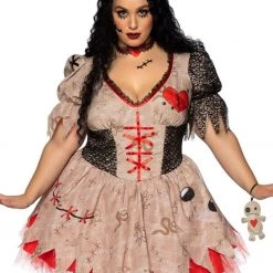 Leg Avenue Deadly Voodoo Doll Costume Halloween 8 Leg Avenue Deadly Voodoo Doll Costume Halloween