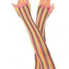 Leg Avenue Rainbow Fishnet Arm Warmers