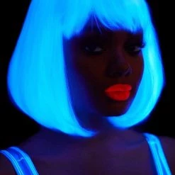 Leg Avenue Deluxe Pearl White Bob Wig