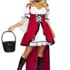 Leg Avenue Fairytale & Mystical Storybook Red Riding Hood Costume 1 Leg Avenue Fairytale & Mystical Storybook Red Riding Hood Costume