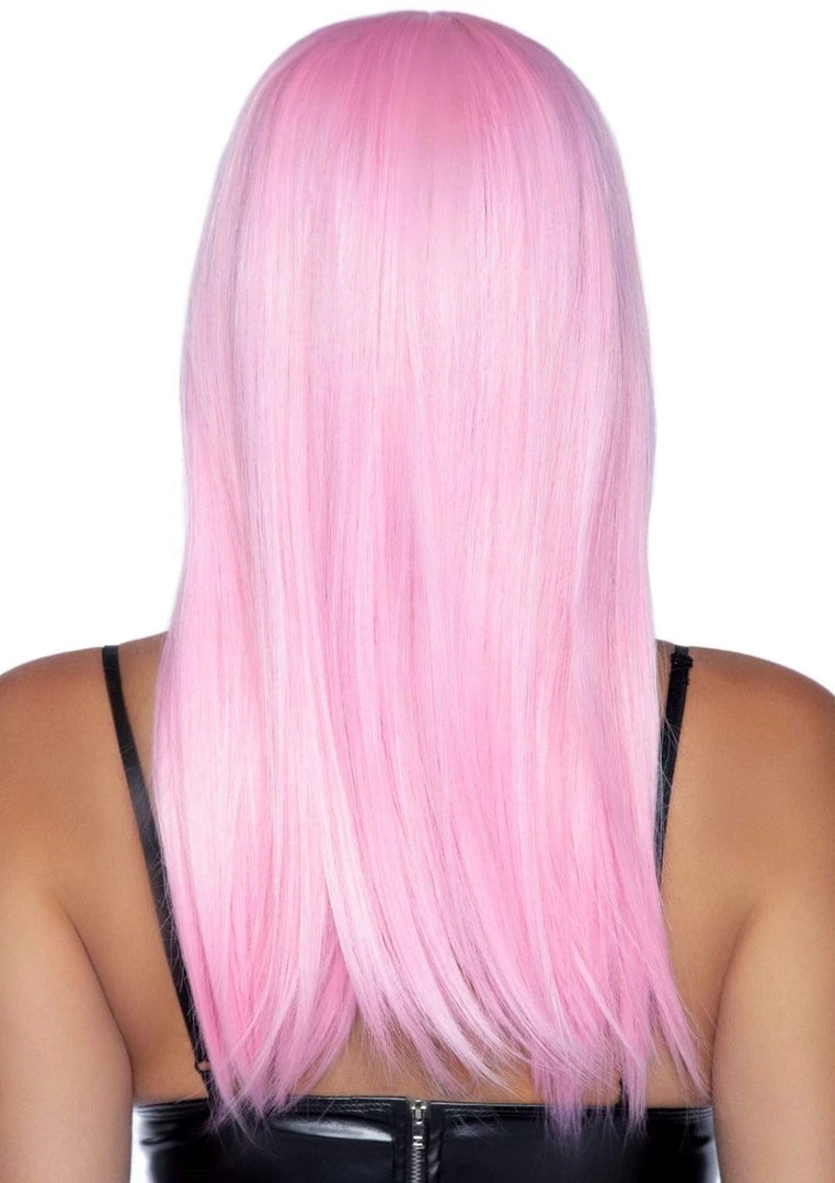 Leg Avenue Deluxe Baby Pink Straight Wig Wigs 4 Leg Avenue Deluxe Baby Pink Straight Wig Wigs