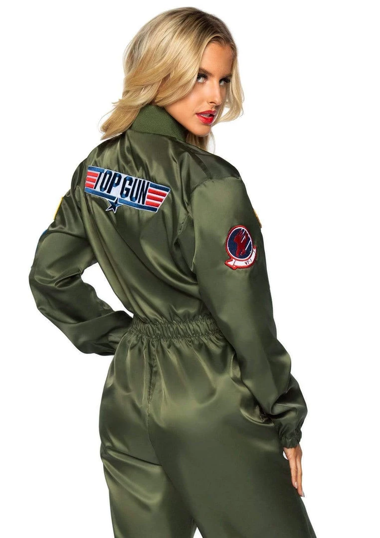 Leg Avenue Women's Top Gun Parachute Flight Suit 5 Leg Avenue Women's Top Gun Parachute Flight Suit
