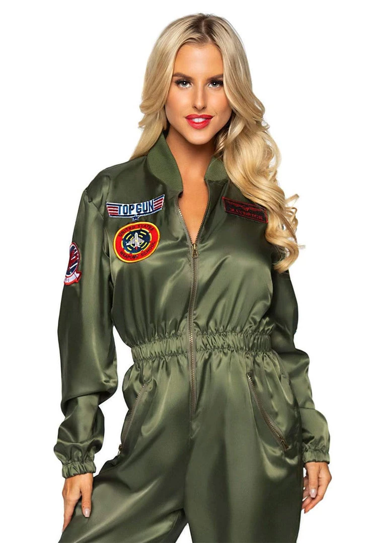 Leg Avenue Women's Top Gun Parachute Flight Suit 3 Leg Avenue Women's Top Gun Parachute Flight Suit