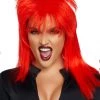 Leg Avenue Unisex Red Rock Star Wig