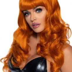 Leg Avenue Wigs Deluxe Wavy Ginger Wig