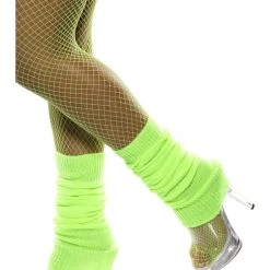 Smiffys 80's Neon Green Leg Warmers