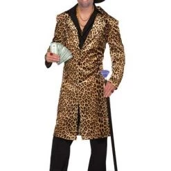 TomFoolery Adults Funky Leopard Pimp Costume