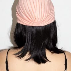 Jacky Wang Light Peach Turban Hair Accessories