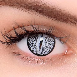 Party Lens #12 Silver Lizard Eye Contact Lenses