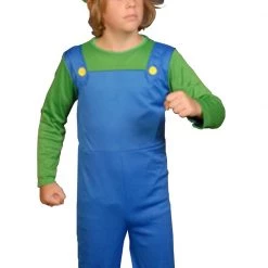 Interalia Celebrations Plumber Boy Luigi Costume