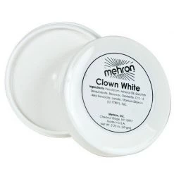TomFoolery Mehron White Clown Makeup Facepaint