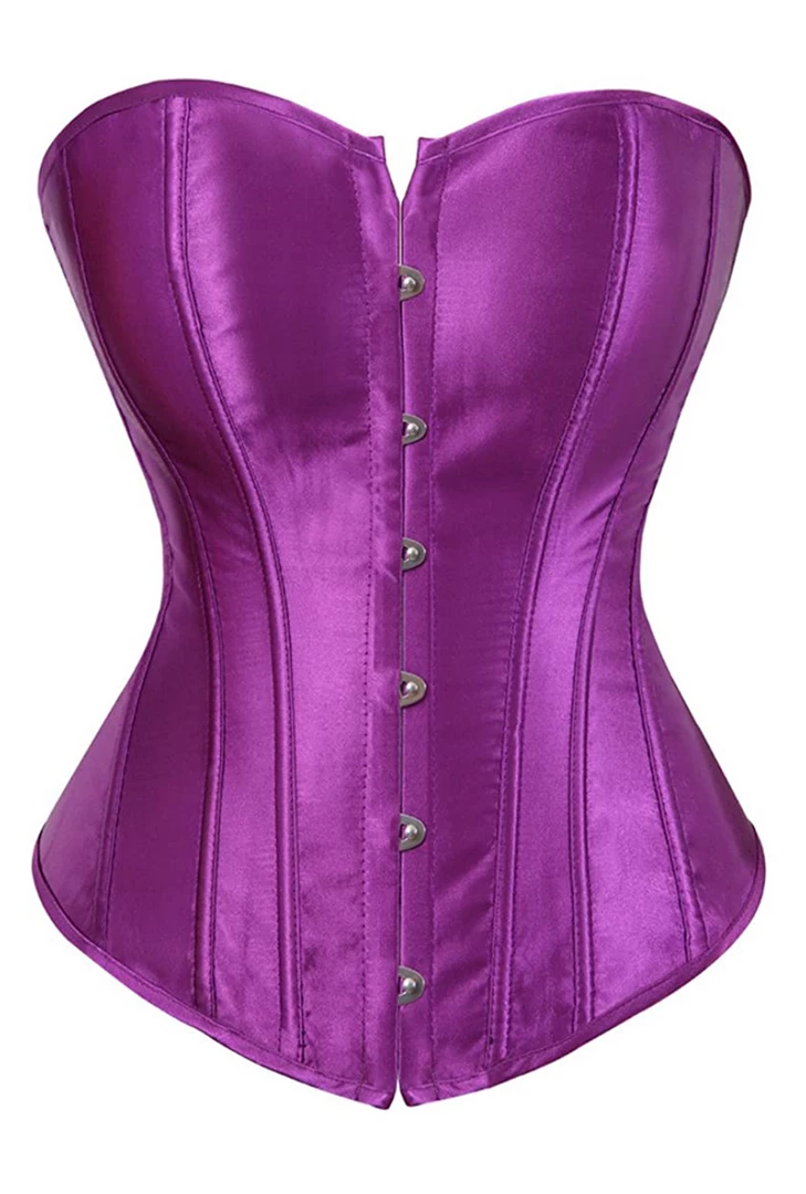 Instyles Magenta Classic Satin Corset Corsets 3 Instyles Magenta Classic Satin Corset Corsets