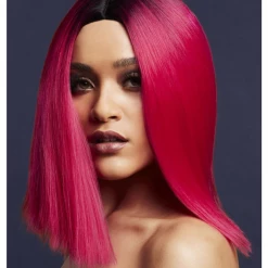 Smiffys Kylie Magenta Pink Bob Wig Wigs