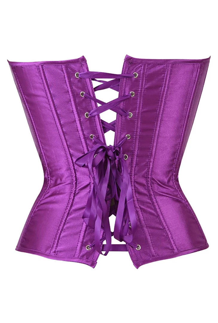 Instyles Magenta Classic Satin Corset Corsets 4 Instyles Magenta Classic Satin Corset Corsets
