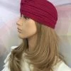 Jacky Wang Hair Accessories Hot Pink Glittery Turban