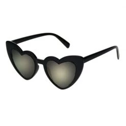 Chris Lee Reflective Silver Retro Heart Glasses
