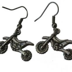 Hurly-Burly (j) Jewellery Motorbike Earrings