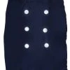 Hurly-Burly Navy Pin-Up Pencil Skirt Skirts