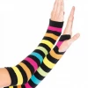 Leg Avenue Neon Rainbow Gauntlet Gloves