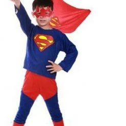Hurly-Burly Superman Boys Costume Book Week