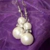 Hurly-Burly Pearl & Diamante Costume Earrings