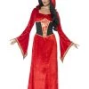 Smiffys Red Hooded Medieval Gown International