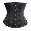 Hurly-Burly Waspie Steel Boned Black Underbust Corset Corsets