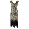 Best Dance Dresses Black And Gold Sequined Gatsby Dress 2 Best Dance Dresses Black And Gold Sequined Gatsby Dress