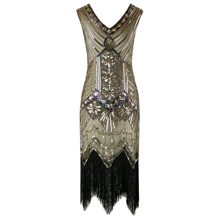Best Dance Dresses Black And Gold Sequined Gatsby Dress 3 Best Dance Dresses Black And Gold Sequined Gatsby Dress