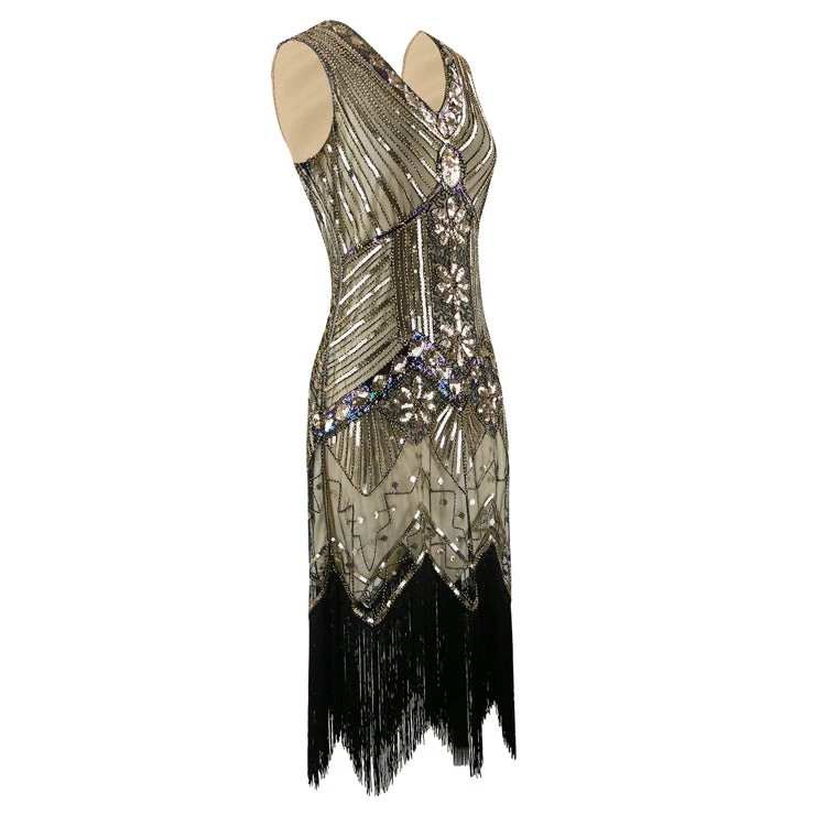 Best Dance Dresses Black And Gold Sequined Gatsby Dress 4 Best Dance Dresses Black And Gold Sequined Gatsby Dress