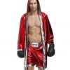 Hurly-Burly Uniforms Red And Silver Boxer Champion Costume